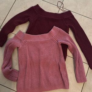 2 Pink Republic Sweaters